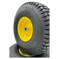 thumbnail image 4 of Set of 2-15x6.00-6 Lawn Mower Tire and Rim - Fits on 3/4 Inch Axle, Centered Hub, 4 of 4