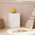 thumbnail image 3 of Max & Finn Casey Kids Stackable Mini Metal Storage Locker, White, 3 of 14