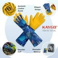 thumbnail image 2 of KAYGO Gardening Gloves for Women Long Sleeve, Light Protective Gloves for Yard and Outdoor Work, Yellow, L, 2 of 6
