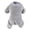 Blue, variant on DOPI Pet Pajamas Solid Color Keep Warmth Skin-friendly Pet Dog Warm Jumpsuits Outfit for Home