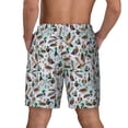 thumbnail image 4 of Uemuo Mallard Ducks Wild Birds1 Pattern Mens Swim Trunks Quick Dry Board Shorts with Mesh Lining, Stretch Beach Shorts Quick Dry No-Chafing Board Shorts-X-Large, 4 of 9