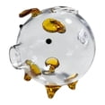 thumbnail image 1 of Alcancía de almacenamiento, estatuilla de cerdo, estatua de Animal, recuerdo, adorno de escritorio, tarro de ahorro de dinero para Festival, 1 of 9