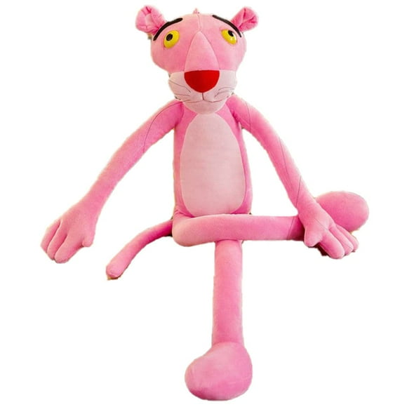 80cm Pink Panther Plush Toys Cute Long Legs Soft Animal Pink Leopard Kawaii Stuffed Doll Birthday Gifts for kids Birthday Gift