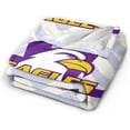 thumbnail image 2 of Ashland University Logo Fleece Blanket, Very Soft Microfiber Flannel Blanket for Couch Warm and Cozy for All Seasons, Black, 2 of 6