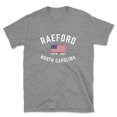 thumbnail image 1 of Raeford North Carolina Patriot Men's Cotton T-Shirt, 1 of 1