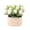 C, variant on Artificial Fake Plant Bonsai Simulation Foam Rose Flowers Potted Garden Decorations Home Desktop Decoration