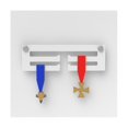 thumbnail image 2 of Exhibidor de medallas para exteriores Soporte para exhibición de medallas deportivas Percha de pared Victory Negro, 2 of 5