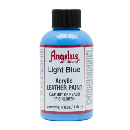 UPC: 0086366740415 | Angelus® Acrylic Leather Paint  4 oz.  Light Blue
