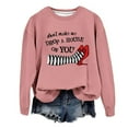 thumbnail image 2 of Don't Make Me Drop A House On You Halloween Sweatshirts for Women 2025 Crewneck Funny Graphic Sweatshirt Pullover Tops, 2 of 3