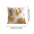 thumbnail image 3 of zhangmingg Easter Embroidery Decorative Cover Farmhouse Spring Bunny Pillow, 3 of 6