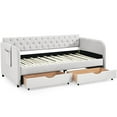 thumbnail image 6 of Linen Beige Daybed with Storage Function | Fits Various Interiors, Easy to Assemble, 6 of 6