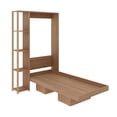 thumbnail image 3 of Cama Individual Abatible Con Estantes Almendra CM8025.0002 MADIK, 3 of 10