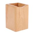 thumbnail image 1 of Caja de madera para bolígrafos, caja de almacenamiento organizadora de escritorio de uso múltiple, caja de almacenamiento para portalápices, suministros para el hogar, 10x7,5 cm, color madera de haya, 1 of 5
