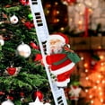 thumbnail image 2 of 2024 Muñeco de Papá Noel trepando escalera con música Adornos para árbol de Navidad Decoraciones para el hogar 2025 Navidad Año Nuevo Regalo para niños, 2 of 5