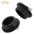 thumbnail image 3 of 2pack Rubber Drain Stopper with Hanging Ring Fits 1-3/8 Inch to 1-1/2 Inch, Black, 3 of 6