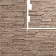 thumbnail image 6 of Ekena Millwork 48 5/8"W x 24 3/4"H x 1 1/4"D Cascade Stacked Stone, EverStone Faux Stone Siding Panel, North Hill, 6 of 9