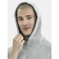 thumbnail image 4 of No Boundaries French Terry Pullover Hoodie with Short Sleeves, Men's and Big Men's, 4 of 5