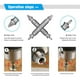 thumbnail image 5 of Extractor de tornillos, extractor de tornillos dañados y extractor de tornillos, juego de 5 y fabricado en 6 piezas, 5 of 9