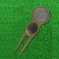 thumbnail image 4 of facefd Golf Portable Pitchfork Réutilisable Balle Fabricant Putting Vert Outil Formation Aides Petit Universel Divot Réparation Sports de Plein Air, 4 of 5