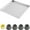 No Hole, variant on Studyset Washing Machine Pan 32" x 30" x 2" Heavy Duty 304 Stainless Steel Washing Machine Tray with 4 Pcs Anti-Vibration Washing Machine Feet, Washer Pan, No Hole