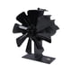 thumbnail image 3 of Ventilador de madera de aleación de aluminio, ventilador para chimenea, multiusos para estufa, quemador de leña, chimenea, hogar , 8 cuchillas Macarena Ventilador de estufas, 3 of 8