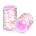 thumbnail image 7 of Yayeee Flameless Candles with Remote Flickering Battery Operated Multi Color Changing, White Floral Orange, 7 of 7