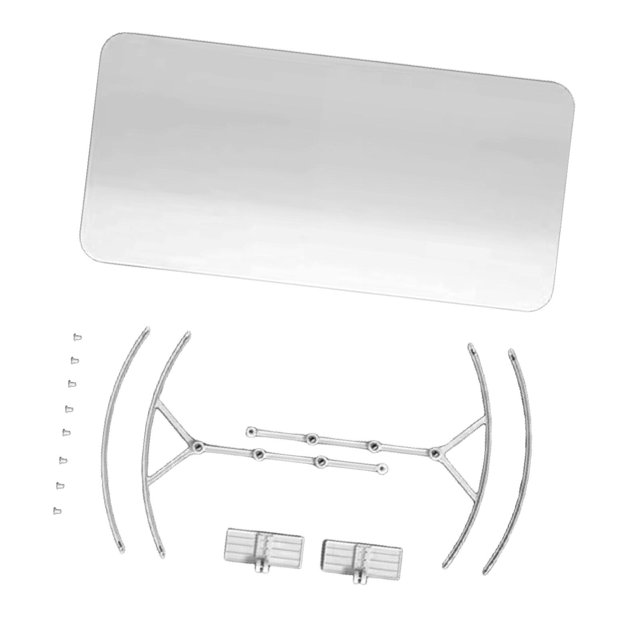 Lipstore Floor Air Conditioner Vent Deflector Air Deflector Cuttable Anti Direct Blow 60cmx30cm