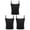 Black, variant on Alvivi 3 Pcs Kids Girls Camisole Spaghetti Strap Racerback Crop Tank Top Dance Workout Athletic Vest Black&Red&Pink 8-10