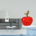 thumbnail image 2 of Escultura abstracta de fuego,Estatua de arte abstracto,adorno decorativo para el hogar,Escultura de fuego moderna,coleccionable,regalo,Estatua,Escultura de fruta artificial,estatua y artesanía, 2 of 8