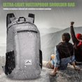 thumbnail image 5 of Mochila de hombro plegable de 20 lultraligeraimpermeablebolsa de viaje (gris) Ndcxsfigh Nuevos Originales, 5 of 5
