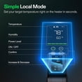 thumbnail image 6 of VIVOSUN AeroFlux Smart Grow Tent Heater with Thermostat, 700W PTC Heating, Compact & Portable with VPD, APP Control & Overheat Protection, Included Extension Hose for Grow Tents, Rooms, Greenhouses, 6 of 7