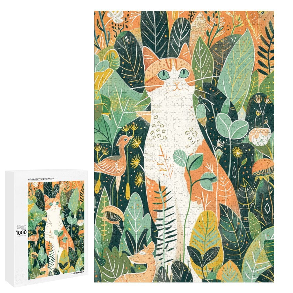 RoseArt Touch Cat Flowers 1000-Piece Jigsaw Puzzle - Walmart.com