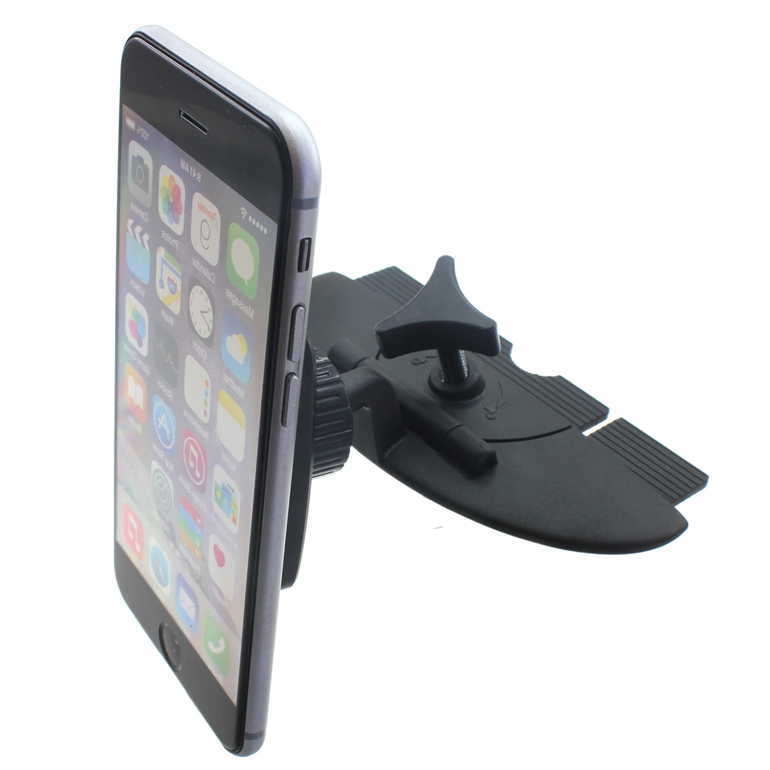 cd player phone mount