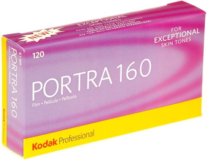 Kodak Professional Portra 160 Color Negative Film 120 Roll Film 5-Pack USA 