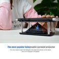 thumbnail image 2 of Proyector de hologramas 3D para teléfonos inteligentes ciciglow con imágenes de 360°, 2 of 9