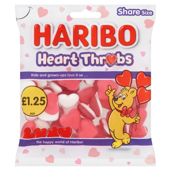 Haribo Heart Throbs 140g (pack of 12)