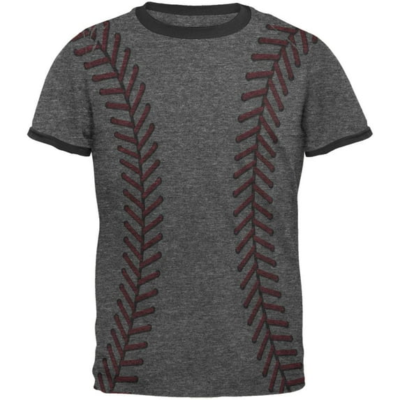 Baseball Stitches Mens Ringer T Shirt