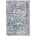 thumbnail image 2 of SAFAVIEH Bristol Lyla Oriental Polyester Area Rug, Gray/Blue, 4' x 6', 2 of 10