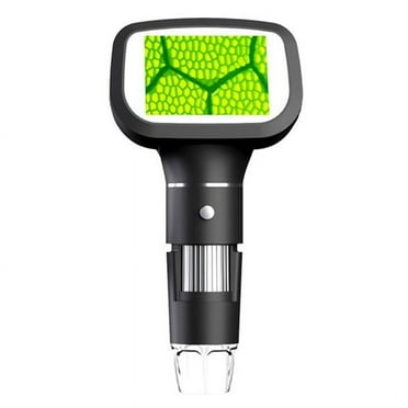 Upgrade 2.4 Inch Digital Microscope 1600X Magnification Coin Microscope with 8 LEDs Soldering Microscope for Repair