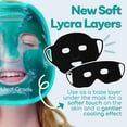 thumbnail image 2 of Medi Grade Adult Cooling Mask – Ice Face and Eye Mask with Chillgel for Puffy Eyes & Migraine Relief, 2 of 9
