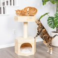 thumbnail image 4 of Cat Tree Armarkat Solid Wood Sturdy S2906 w/ Cushion 2 Levels, 4 of 8