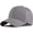 Gray, variant on XXL 62-65cm Oversize Plain Baseball-Cap Structured Twill Hat for Big/Large Head
