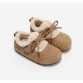 thumbnail image 5 of Children's Girls Kids Toddler Winter Warm Boken Shoes Princess Bow Knot Design Casual Soft Sole Fleece Lined Anti-Slip for Outdoor Indoor Use Playtime, 5 of 8