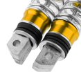 thumbnail image 3 of 2pcs ReposapiesTraseros Moto Ajuste Universal para Mayoría de Motocicletas, Pedal 8mm Agujero Amarillo shamjiam Reposapiés de pie para motocicleta, 3 of 8