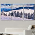 thumbnail image 2 of wall26 Canvas Print Wall Art Set Winter Snow Arctic Mountain Forest Nature Wilderness Photography Realism Rustic Landscape Colorful Cool for Living Room, Bedroom, Office - 16"x24" x 3, 2 of 5