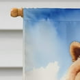 thumbnail image 3 of Chow Chow Cowboy Welcome House Flag, 3 of 5