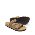 thumbnail image 3 of Sandalia DREAM PAIRS DWUMSS2547 para mujer, marrón, tipo slip-on, plana, 3 of 8