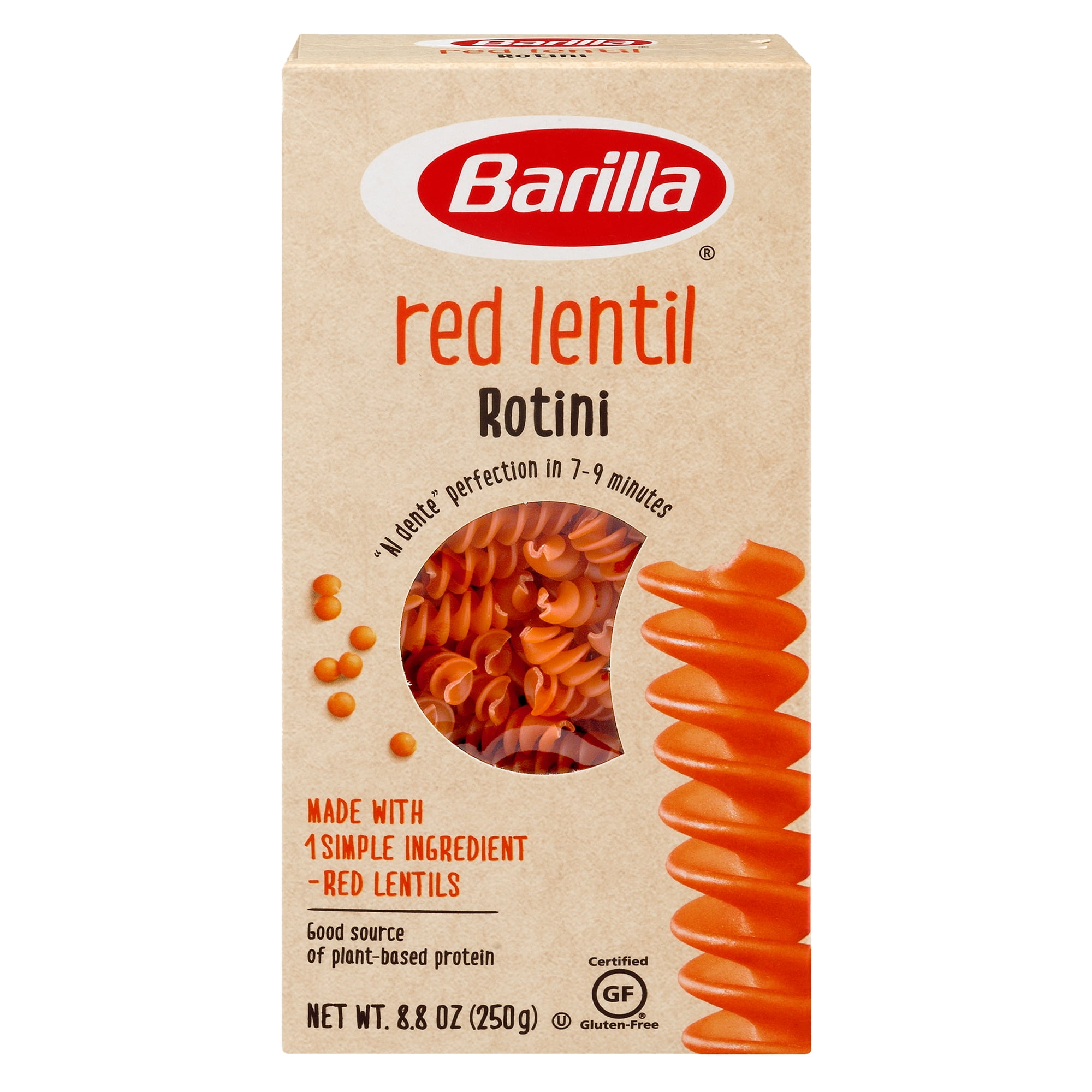 Barilla® Gluten Free Red Lentil Rotini Pasta, 8.8 oz - Walmart.com - Walmart.com Barilla® Gluten Free Red Lentil Rotini Pasta, 8.8 oz - Walmart.com - Walmart.com