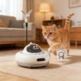 thumbnail image 6 of Interactive Smart Cat Automatic Food Dispensing Remote Control Toy For Indoor Play And Exercise(White-15.5Cm), 6 of 8