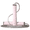 Light pink, variant on Tangle-Free With Ball Bearing Speed Skipping Rope Cable, Adjustable , With Memory Foam Handles - Light pink